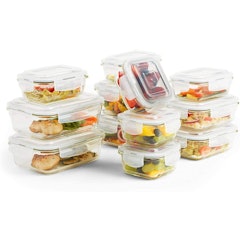 1. VonShef Glass Food Storage Container 12 Pack