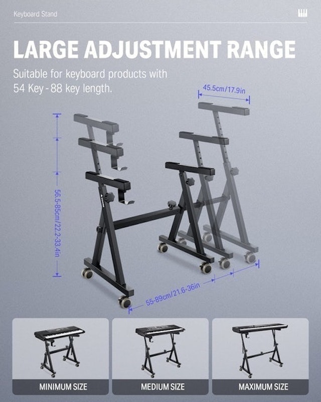 Heavy Duty Keyboard Stand 3