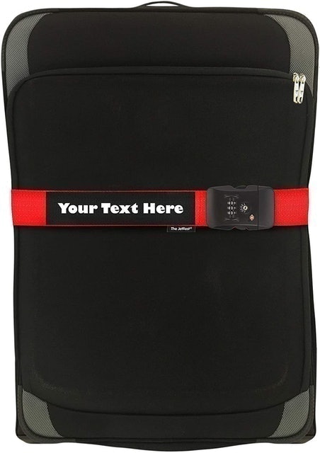Personalised TSA Lock Combination Luggage Suitcase Strap 2