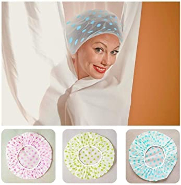 Shower Caps 3-Pack 2