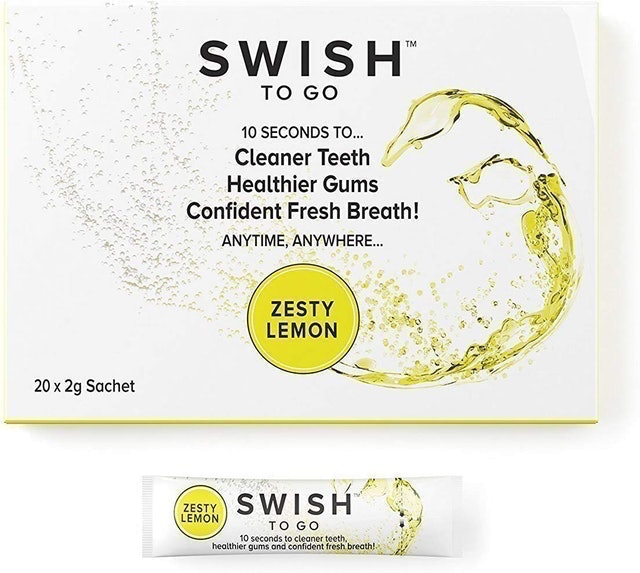 3-in-1 Mouthwash Powder, Zesty Lemon - Pack of 20 1