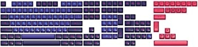 Cyberpunk Neon Keycaps 2