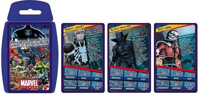 Marvel Universe Top Trumps Cards 2