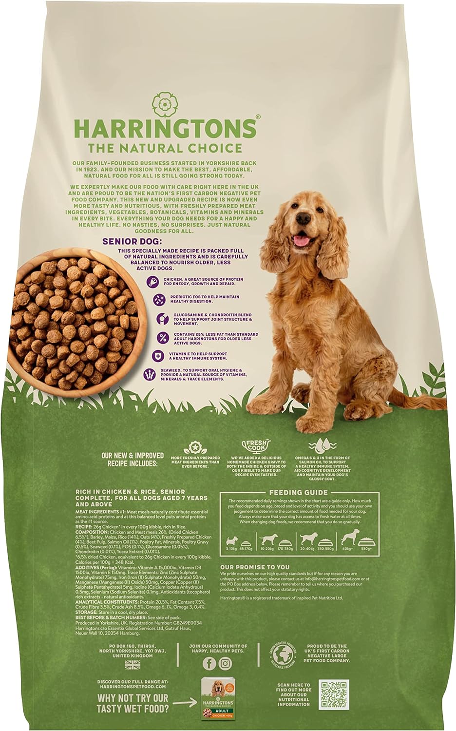 Senior Complete Dry Dog Food Chicken & Rice 12kg 2