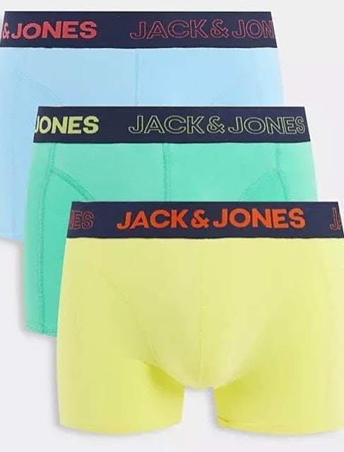 3 pack trunks in neon multi colour 1