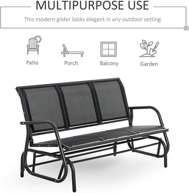 Glider Garden Bench 2