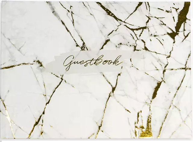 Marble Guest Book 1