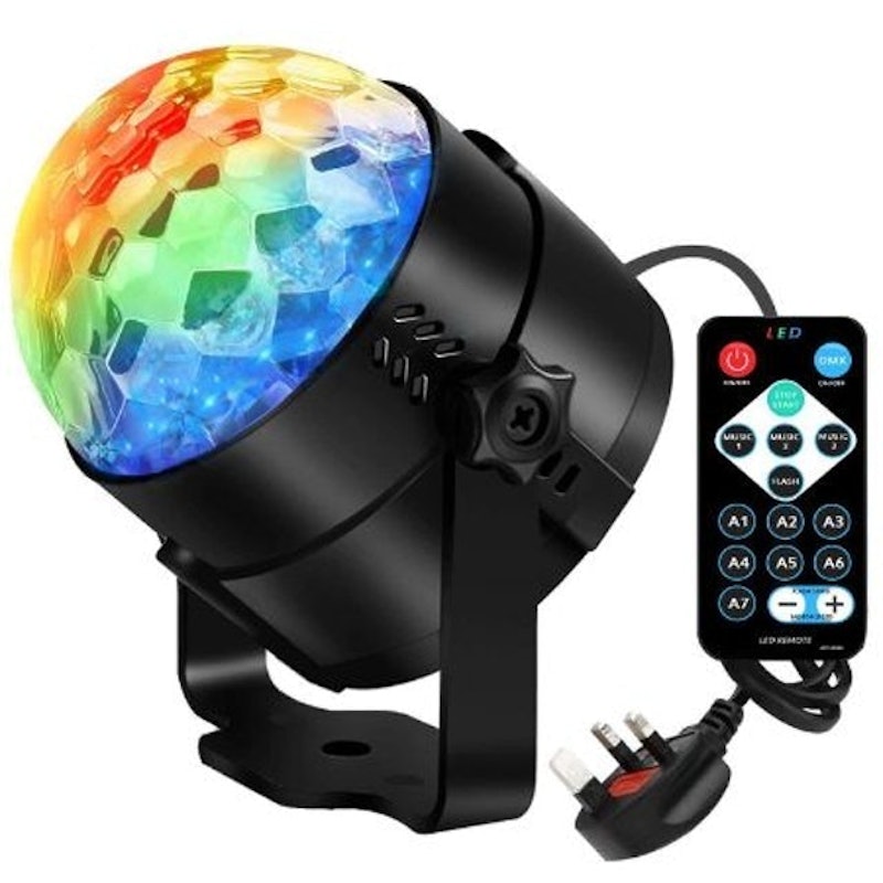 7. AOMEES Rotating Disco Ball Light 1