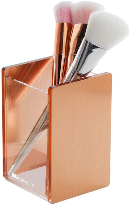 Rose Gold Makeup Brushes Holder 1