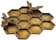 Sass & Belle Gold Honeycomb Trinket Dish 1