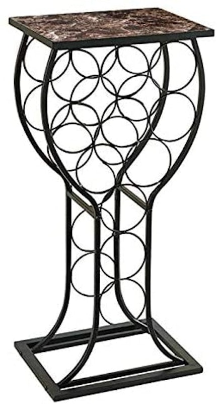 Marble Finish Wine Rack 1
