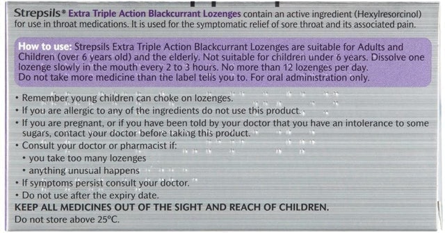 Extra Triple Action Lozenges 2