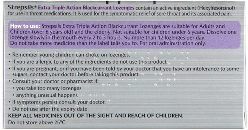 Extra Triple Action Lozenges 2
