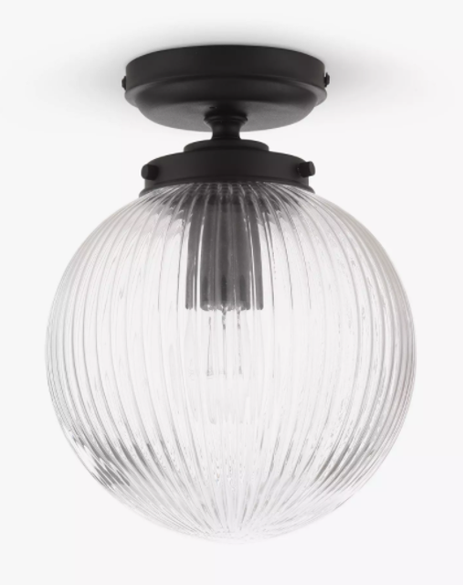 Vintage Globe Flush Outdoor Light 1