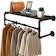Greenstell Wall Mounted Clothes Rail With Wooden Plank 1