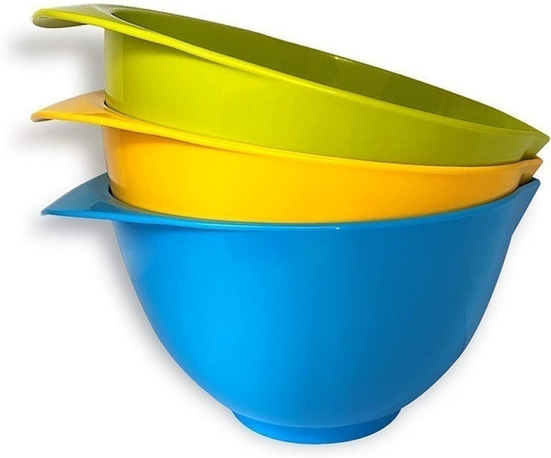 Set of 3 Plastic Mixing Bowls 1