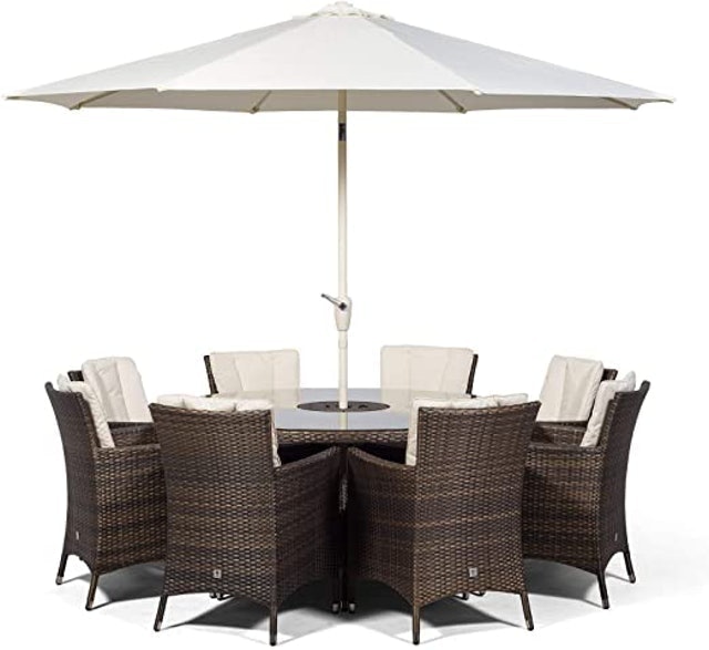Savannah 8-Seater Dining Table and Chairs 1