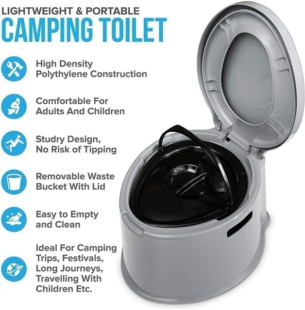 Lightweight and Portable Camping Toilet 2