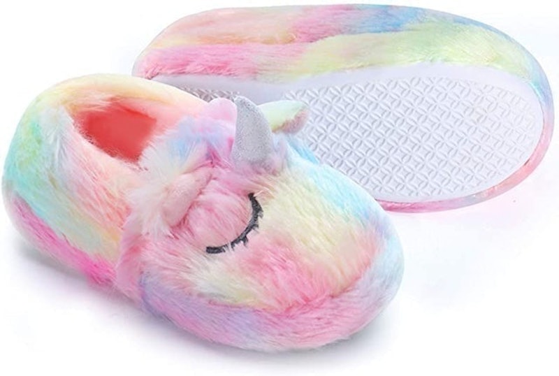 Colourful Unicorn Slippers 1