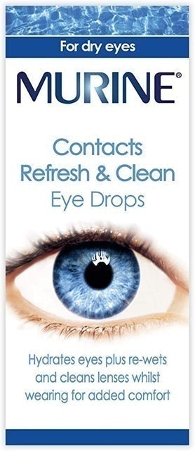 Contacts Refresh & Clean Eye Drops 1
