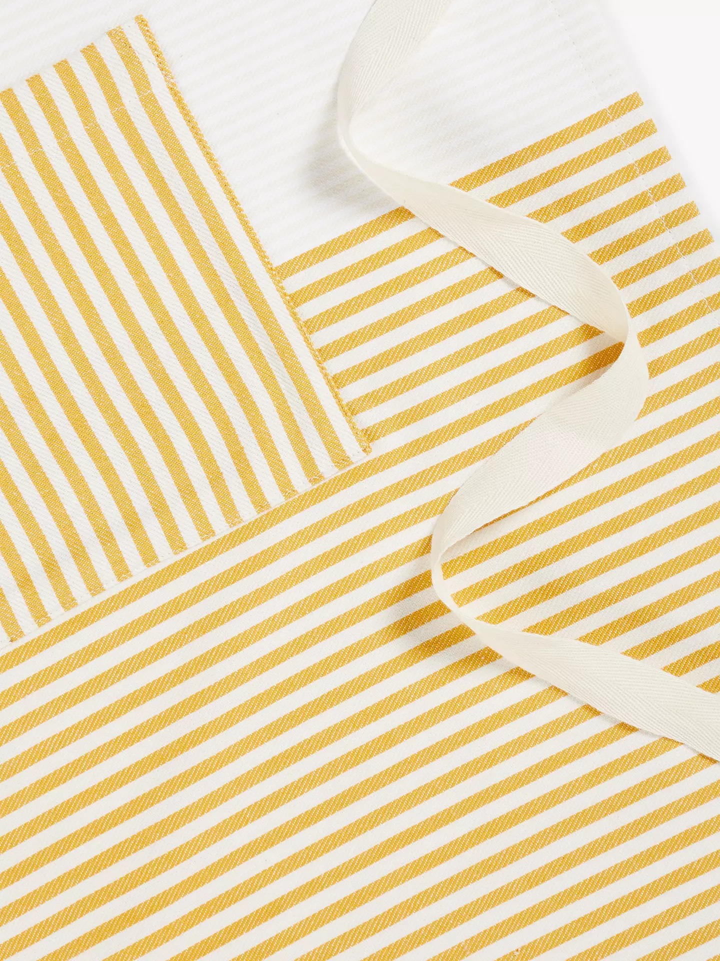 Striped Ochre Apron 2