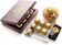 Amerigo Gold Stainless Steel Whiskey Stones Gift Set 1