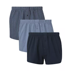 Organic Cotton Jersey Double Button Boxers