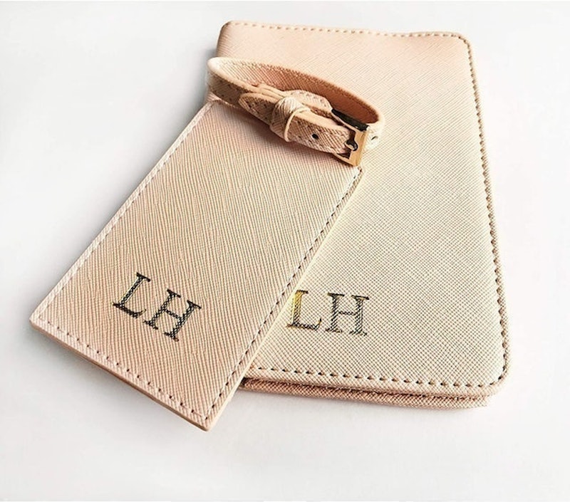 Personalised Luggage Tag and Passport Holder Set 2