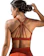 Icyzone 3. Icyzone Padded Strappy Moisture Wicking Sports Bra 1