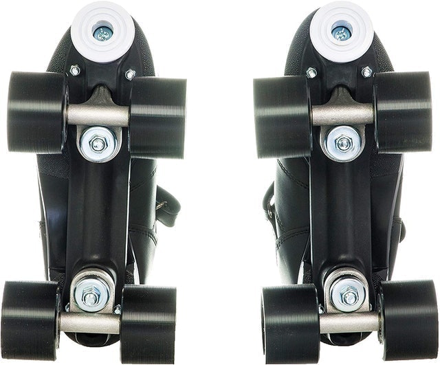 Men's Premium Leather Rink Quad Roller Skates 2