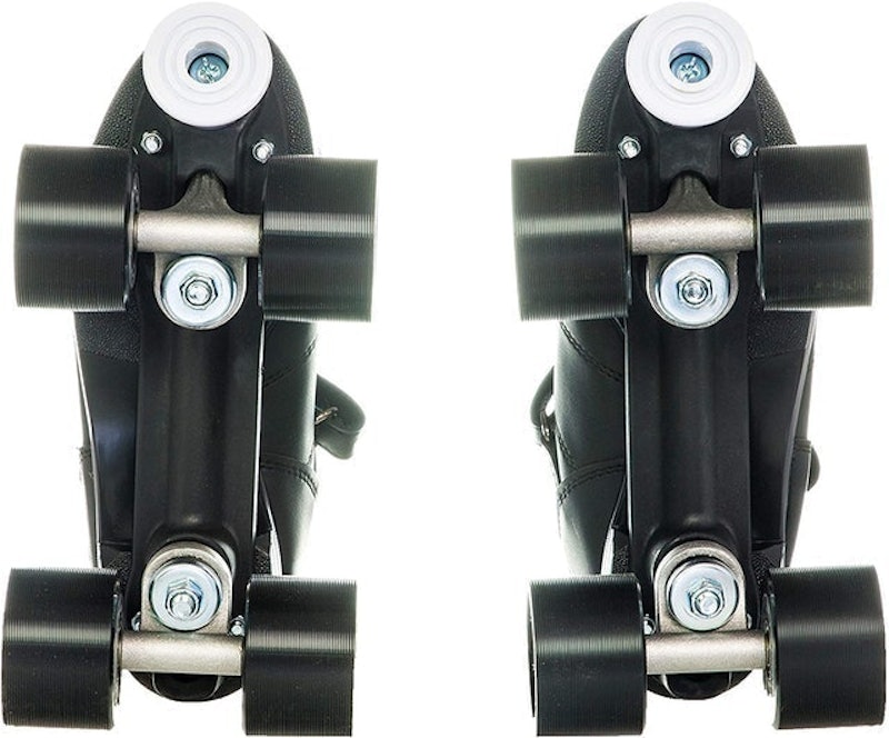 Men's Premium Leather Rink Quad Roller Skates 2