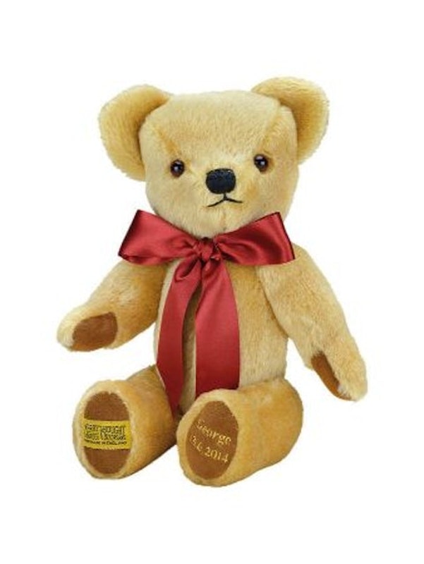 10. Merrythought Personalised London Gold/Red Soft Teddy Bear 1