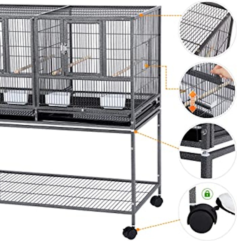 Stackable Wide Bird Cage 2