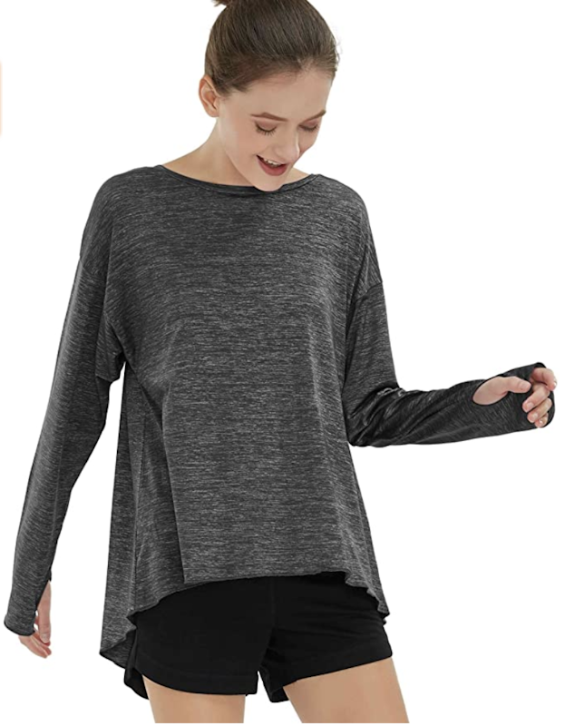 Loose fitting yoga tops uk on sale
