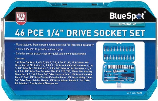 46-Piece Chrome Vanadium Socket Set 2