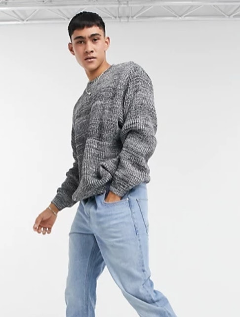 Knitted Oversized Rib Jumper 1