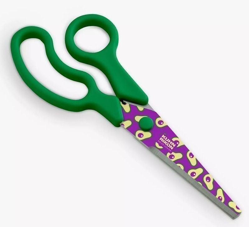 Avocado Print Kitchen Scissors With Herb Stripper 1