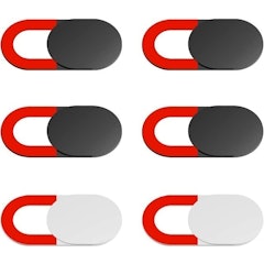 Red Outline Webcam Cover Slides
