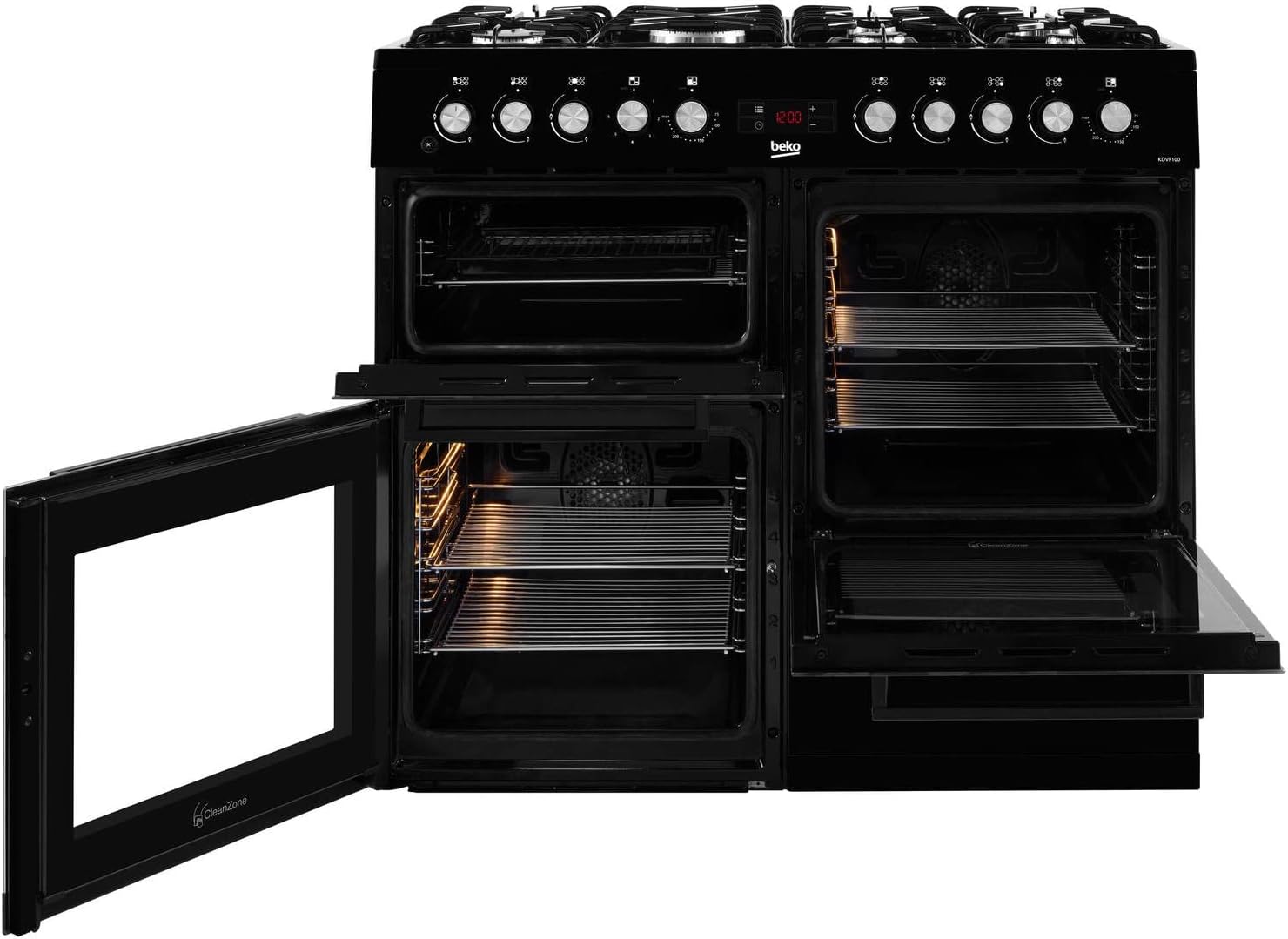 Beko 100cm Dual Fuel Range Cooker 2