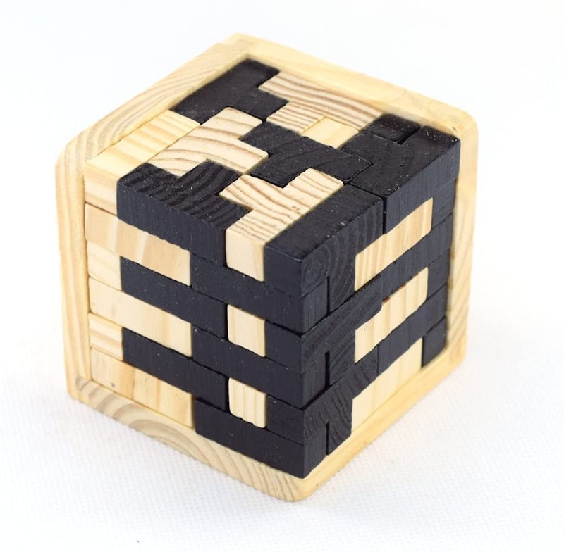 3D Wooden Brain Teaser Puzzle 2