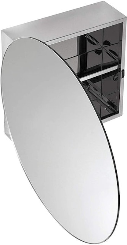 Severn Stainless Steel Circular Mirror 2
