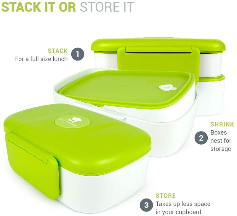 3. Nifty Kitchen Magic Space Saver Lunch Box 2