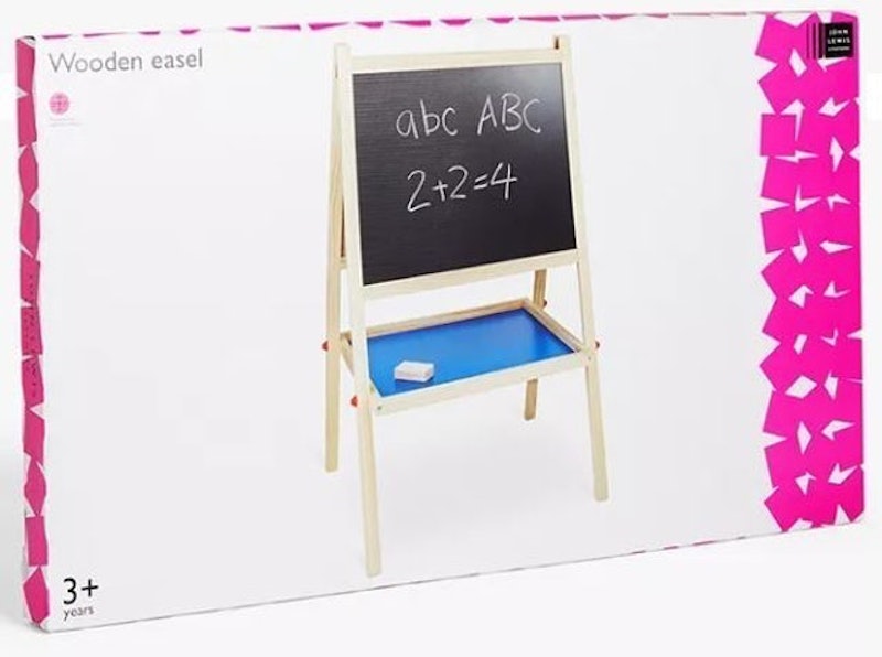 Wooden Chalkboard & Easel 3