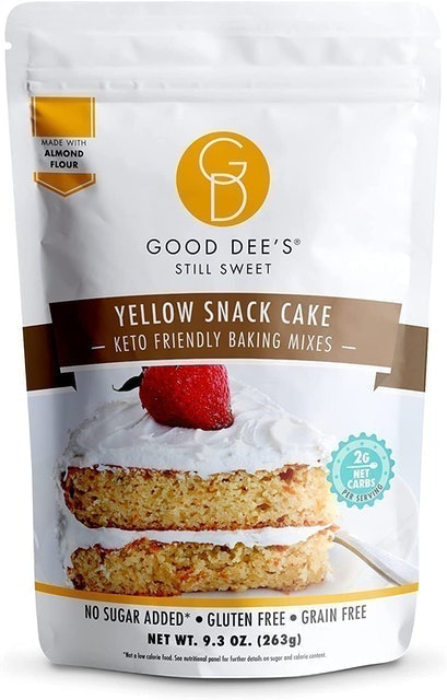 Yellow Snack Cake - Keto Friendly Baking Mixes 1