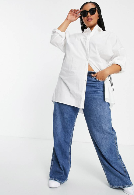 Curve Organic Cotton Oversized Shirt 2