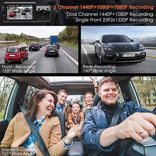 N4 Triple Dash Cam 2