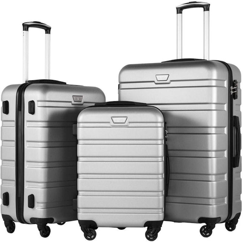 Silver Suitcase Set 1