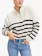 Mango Rizoni Zip Neck Jumper, Navy 1