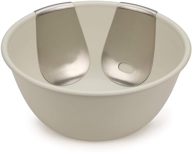Uno Salad Bowl with Stainless Steel Servers 1