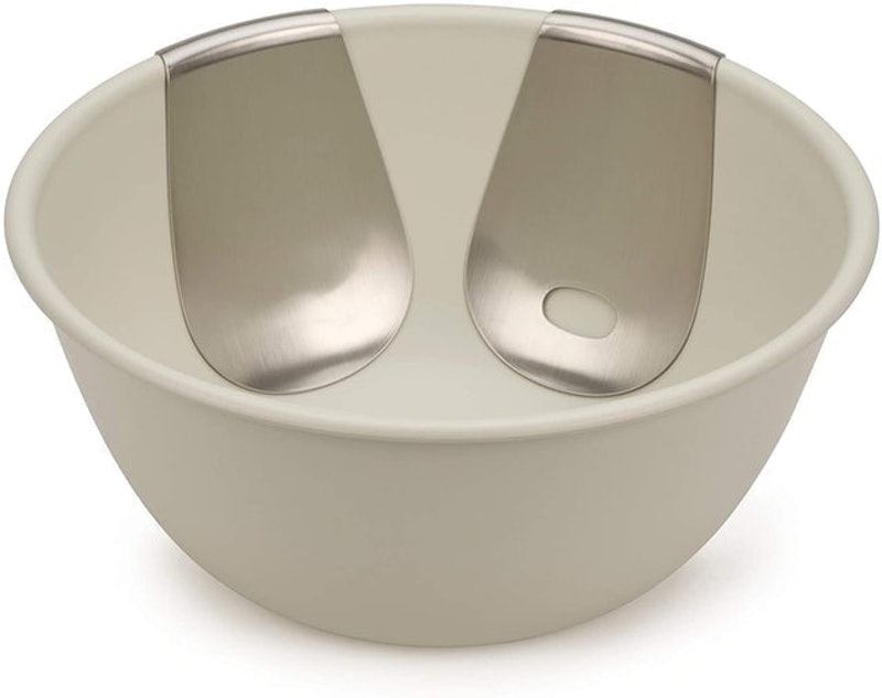 Uno Salad Bowl with Stainless Steel Servers 1